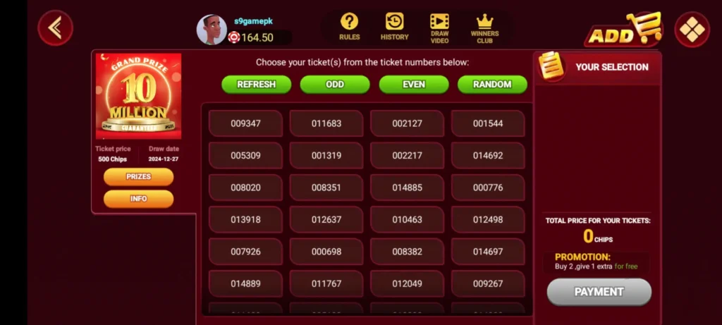 Rich Ticket Screenshot
